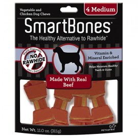 SMART BONES   迷你潔齒骨 5.5"  (牛肉味  4支) SMART BONES   迷你潔齒骨 5.5"  (牛肉味  4支)